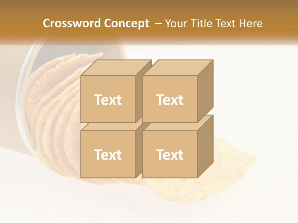 A Pile Of Crackers Sitting Inside Of A Roll Of Paper PowerPoint Template
