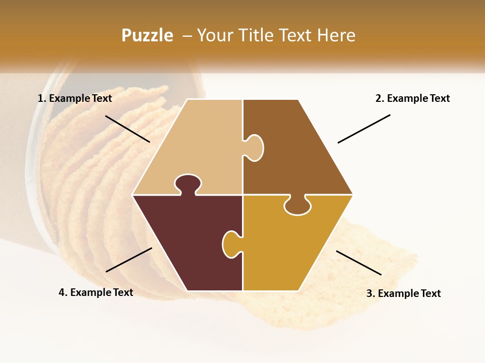 A Pile Of Crackers Sitting Inside Of A Roll Of Paper PowerPoint Template