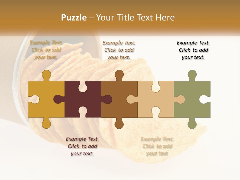 A Pile Of Crackers Sitting Inside Of A Roll Of Paper PowerPoint Template