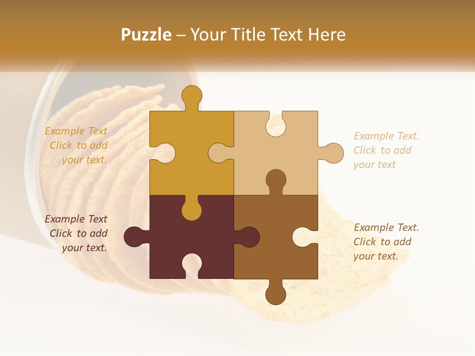 A Pile Of Crackers Sitting Inside Of A Roll Of Paper PowerPoint Template