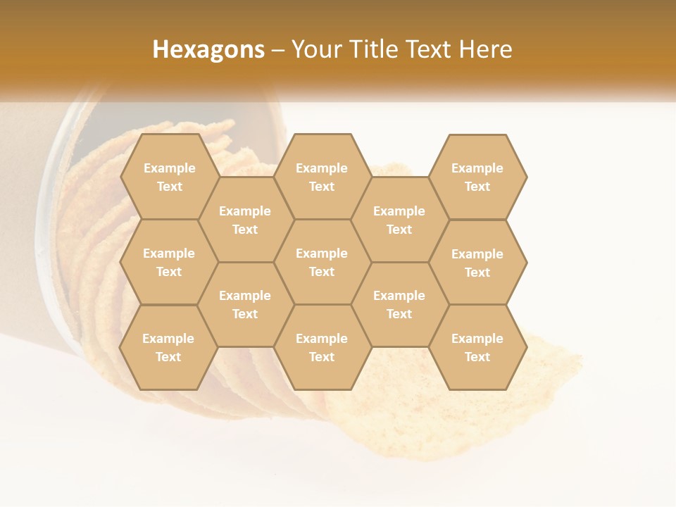 A Pile Of Crackers Sitting Inside Of A Roll Of Paper PowerPoint Template