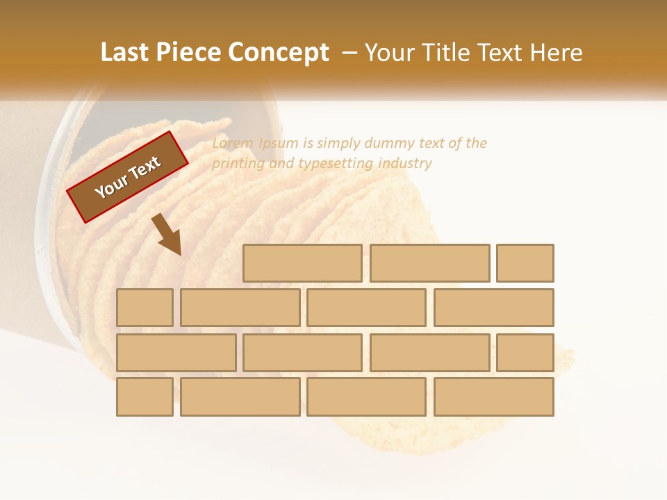 A Pile Of Crackers Sitting Inside Of A Roll Of Paper PowerPoint Template