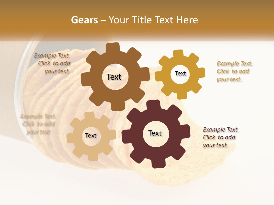 A Pile Of Crackers Sitting Inside Of A Roll Of Paper PowerPoint Template