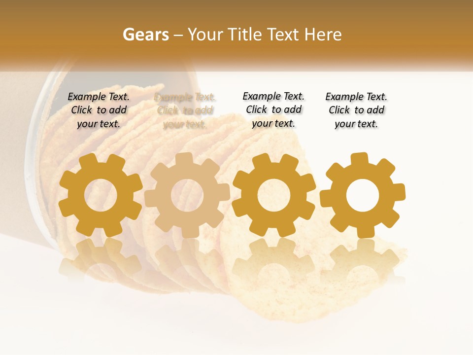 A Pile Of Crackers Sitting Inside Of A Roll Of Paper PowerPoint Template