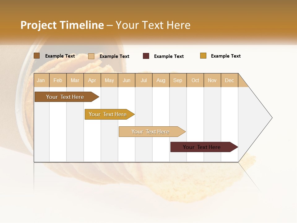 A Pile Of Crackers Sitting Inside Of A Roll Of Paper PowerPoint Template
