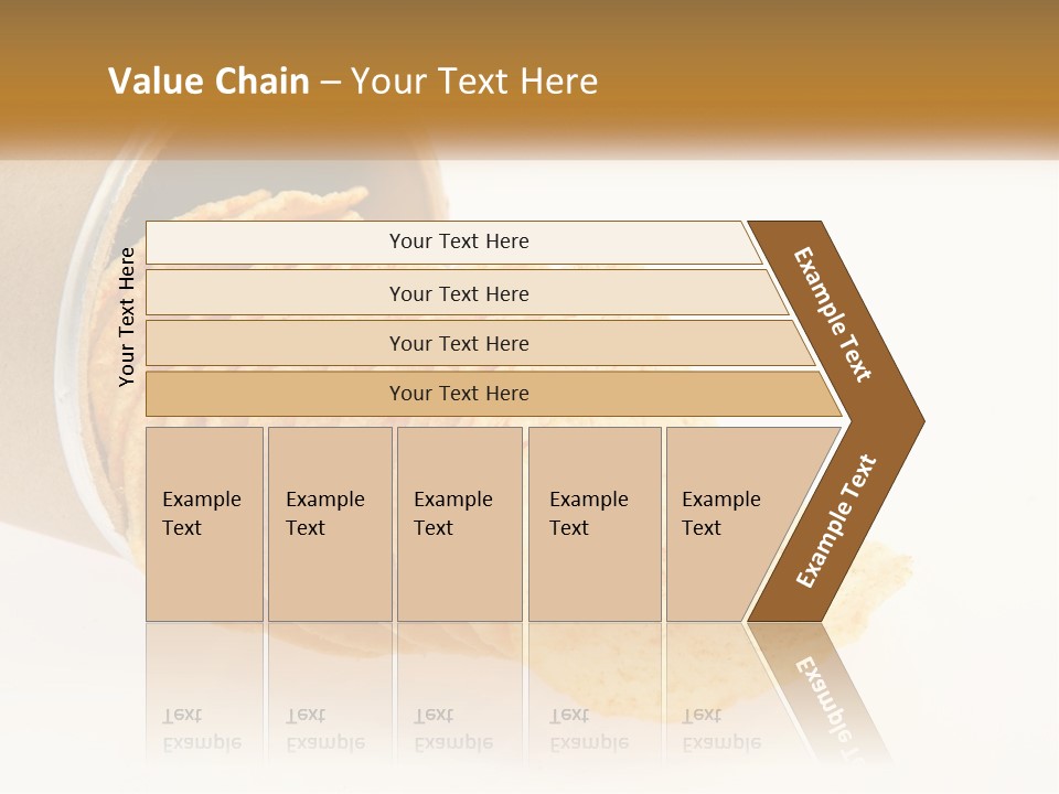 A Pile Of Crackers Sitting Inside Of A Roll Of Paper PowerPoint Template