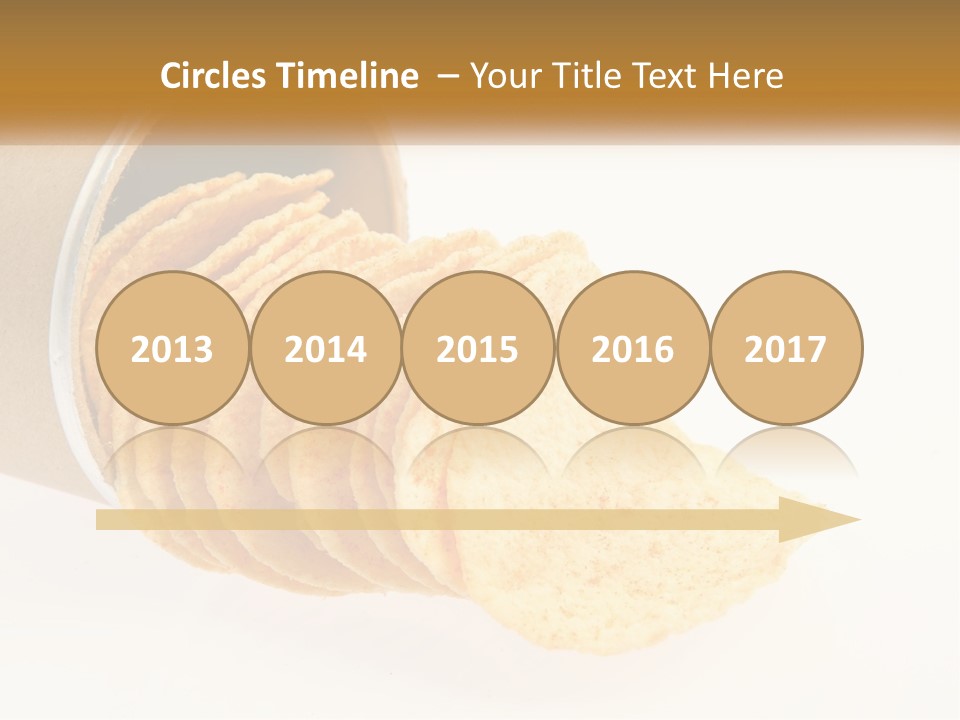 A Pile Of Crackers Sitting Inside Of A Roll Of Paper PowerPoint Template