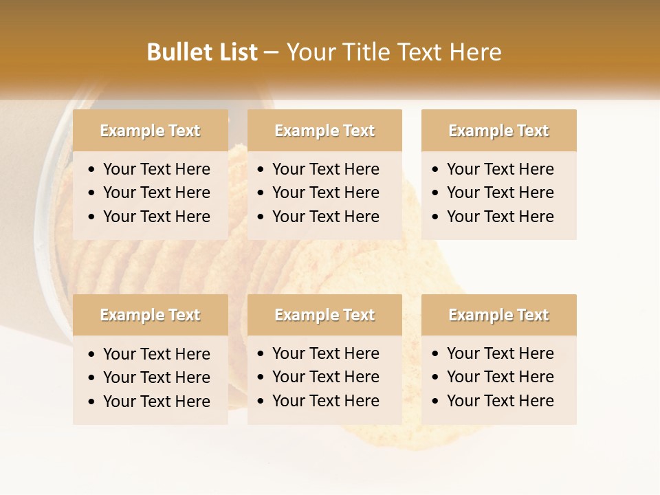 A Pile Of Crackers Sitting Inside Of A Roll Of Paper PowerPoint Template
