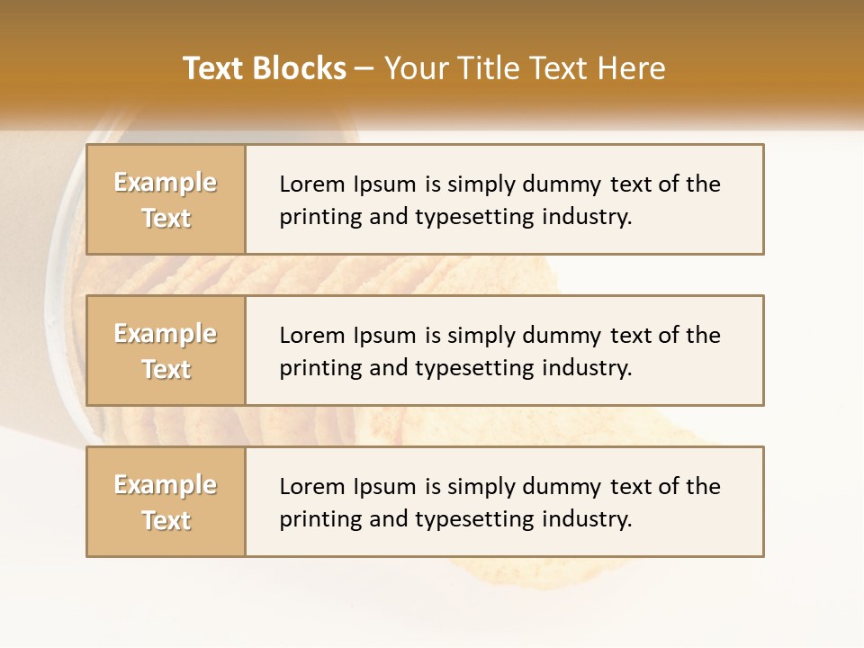 A Pile Of Crackers Sitting Inside Of A Roll Of Paper PowerPoint Template