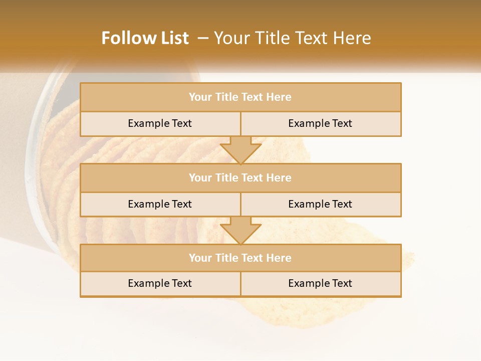 A Pile Of Crackers Sitting Inside Of A Roll Of Paper PowerPoint Template