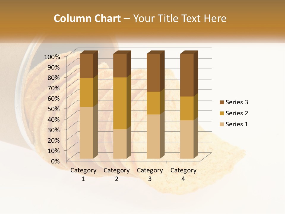 A Pile Of Crackers Sitting Inside Of A Roll Of Paper PowerPoint Template
