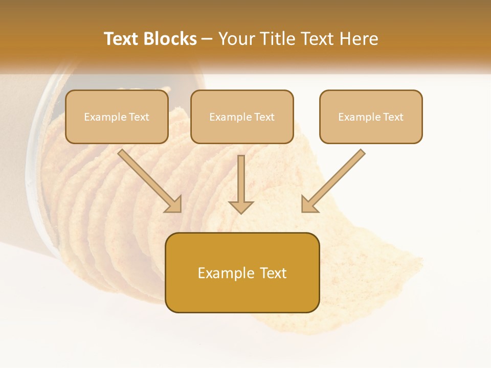 A Pile Of Crackers Sitting Inside Of A Roll Of Paper PowerPoint Template