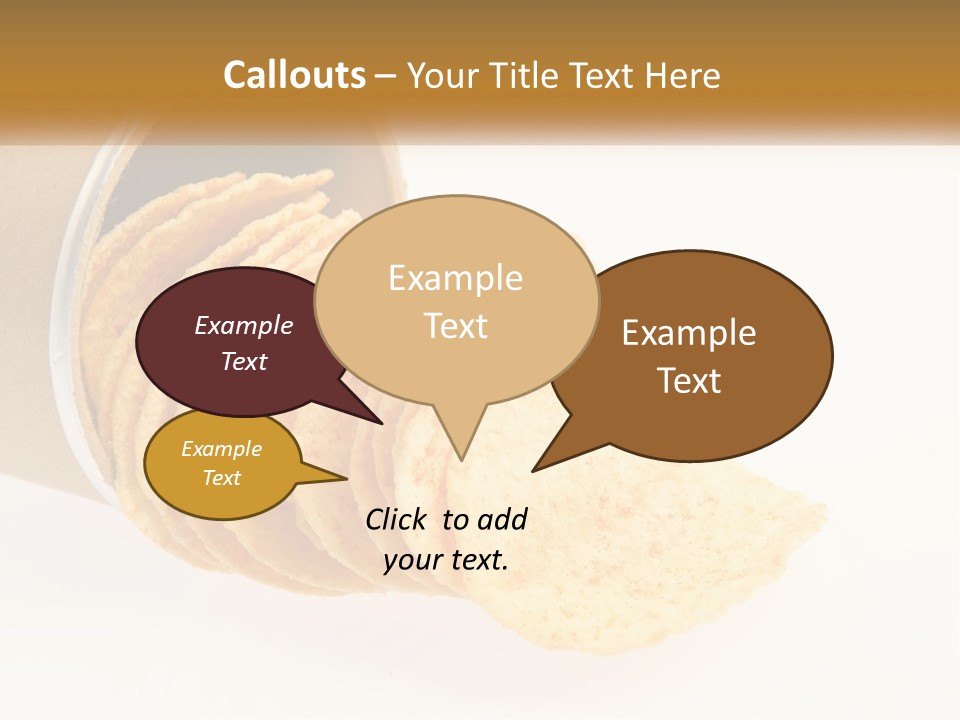 A Pile Of Crackers Sitting Inside Of A Roll Of Paper PowerPoint Template