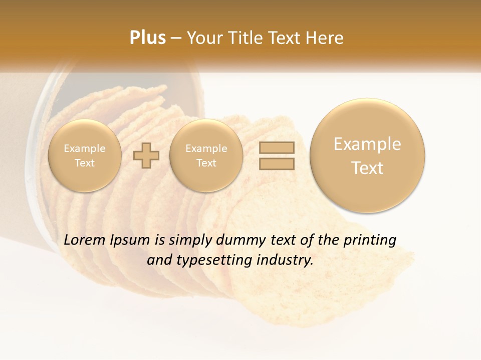 A Pile Of Crackers Sitting Inside Of A Roll Of Paper PowerPoint Template