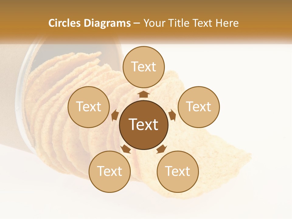 A Pile Of Crackers Sitting Inside Of A Roll Of Paper PowerPoint Template