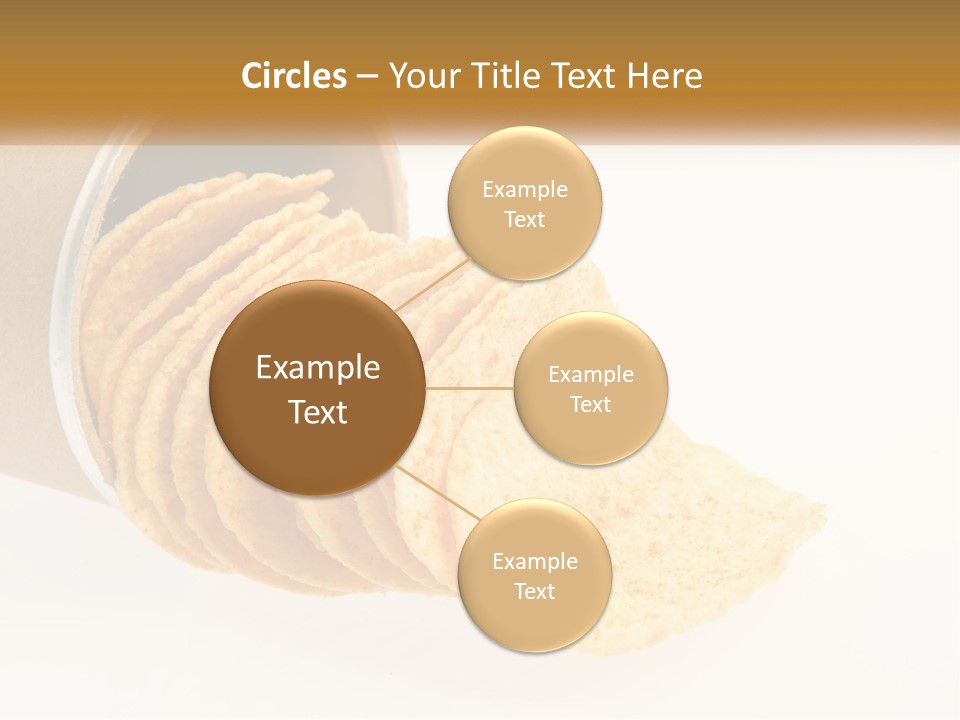 A Pile Of Crackers Sitting Inside Of A Roll Of Paper PowerPoint Template