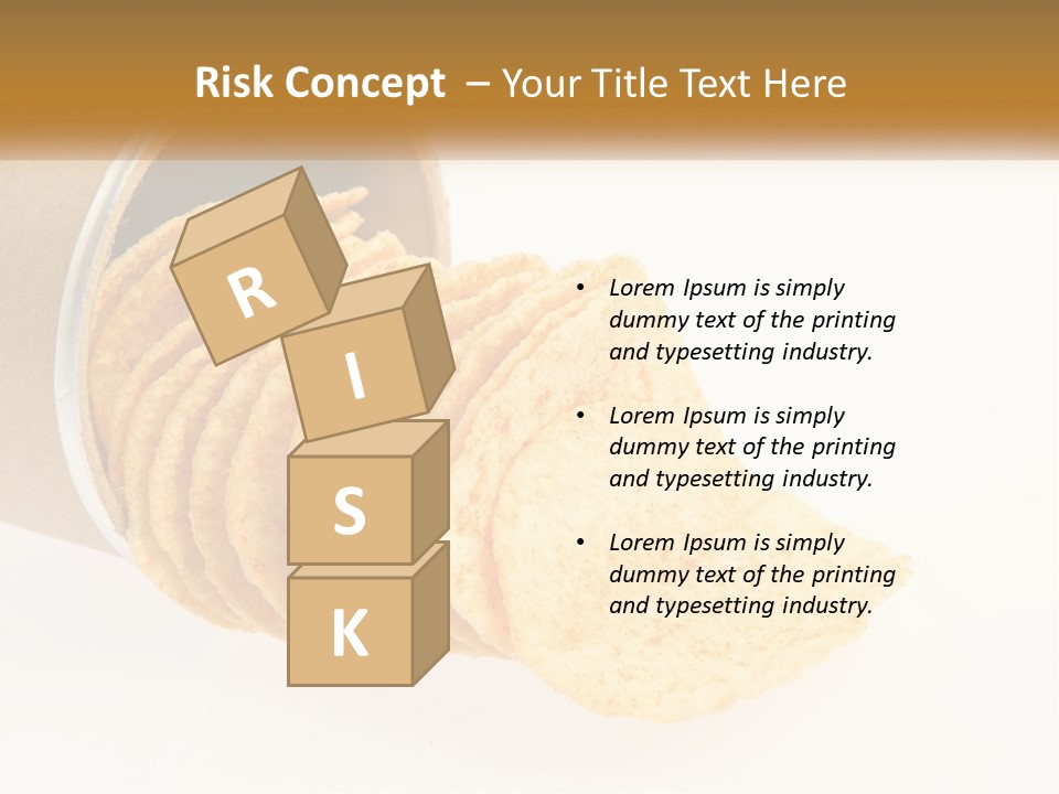 A Pile Of Crackers Sitting Inside Of A Roll Of Paper PowerPoint Template