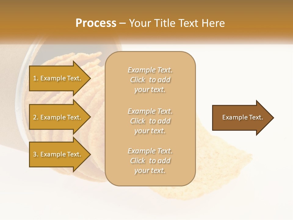 A Pile Of Crackers Sitting Inside Of A Roll Of Paper PowerPoint Template