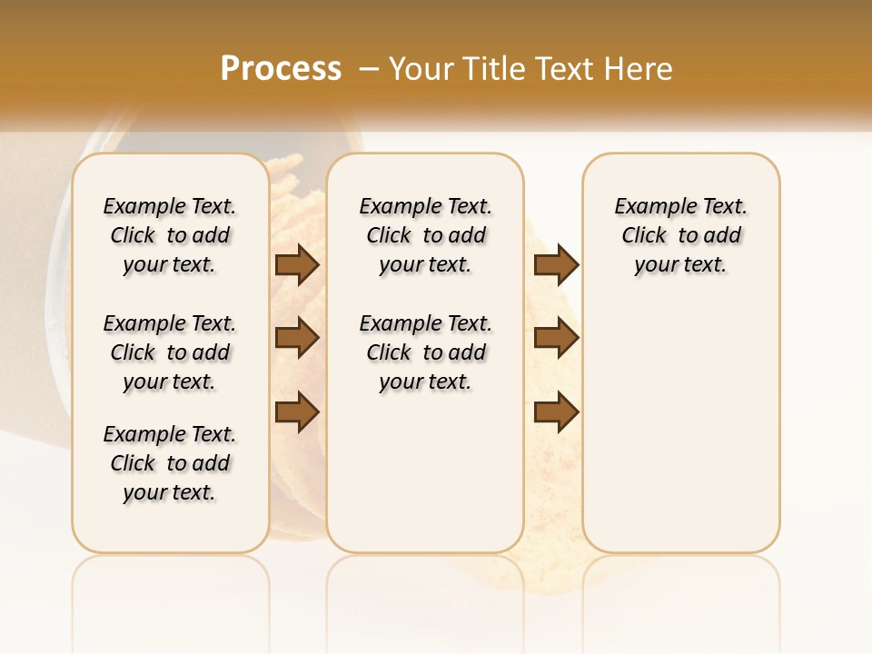 A Pile Of Crackers Sitting Inside Of A Roll Of Paper PowerPoint Template