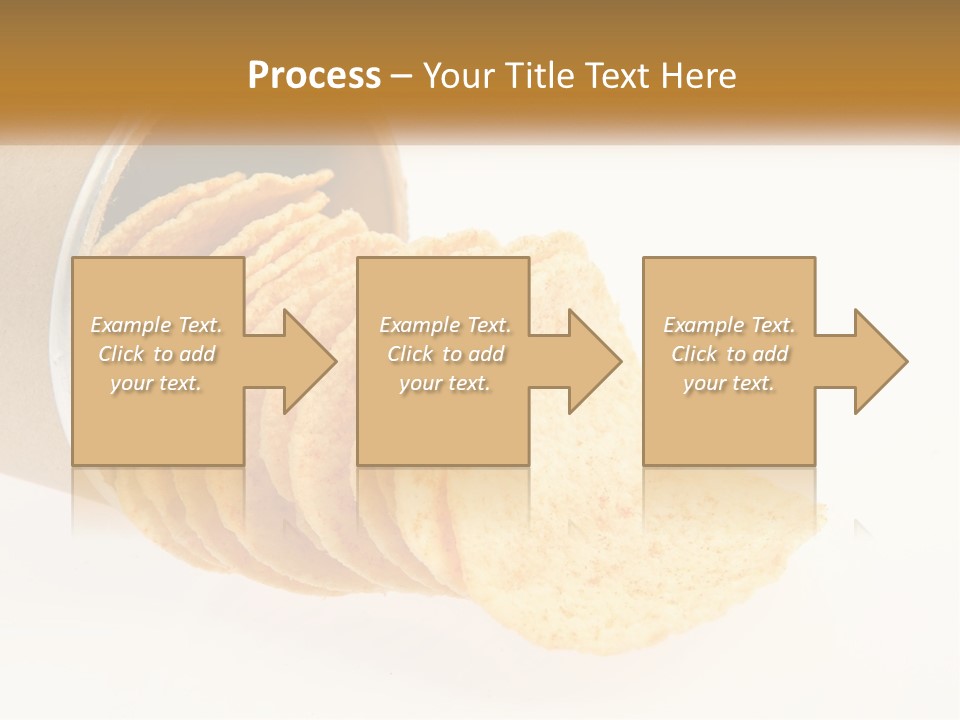 A Pile Of Crackers Sitting Inside Of A Roll Of Paper PowerPoint Template