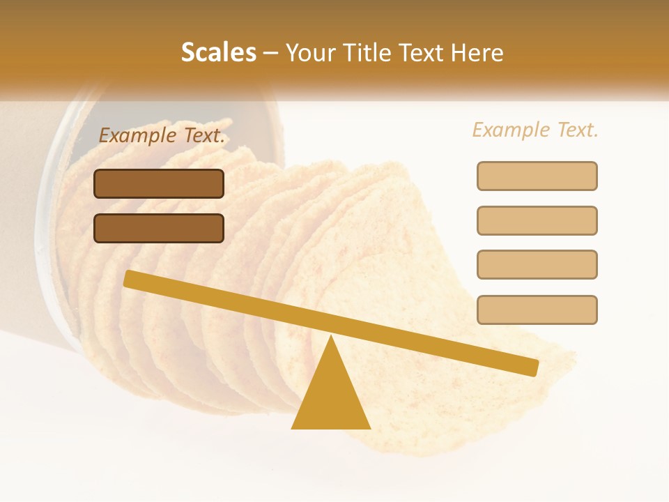 A Pile Of Crackers Sitting Inside Of A Roll Of Paper PowerPoint Template