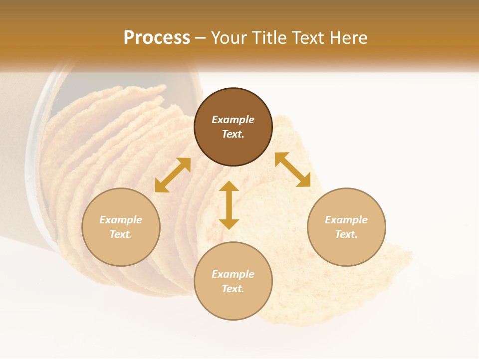 A Pile Of Crackers Sitting Inside Of A Roll Of Paper PowerPoint Template