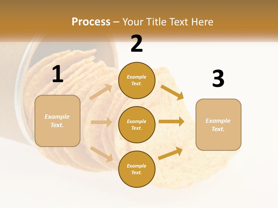 A Pile Of Crackers Sitting Inside Of A Roll Of Paper PowerPoint Template
