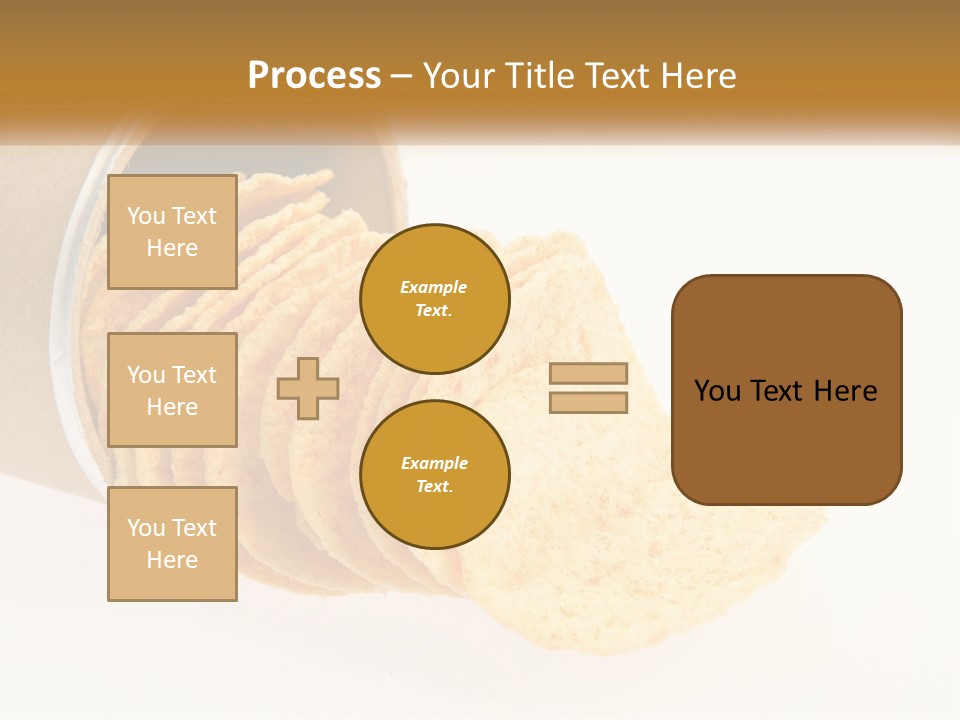 A Pile Of Crackers Sitting Inside Of A Roll Of Paper PowerPoint Template