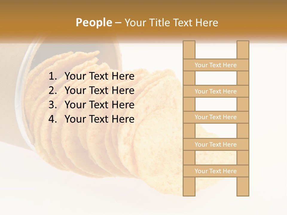 A Pile Of Crackers Sitting Inside Of A Roll Of Paper PowerPoint Template
