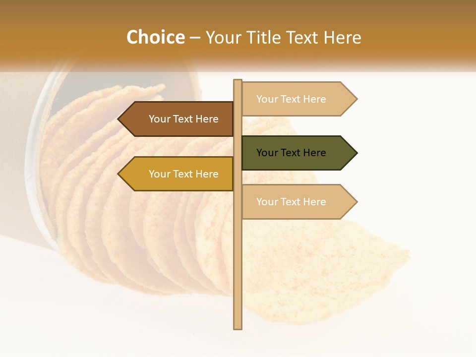 A Pile Of Crackers Sitting Inside Of A Roll Of Paper PowerPoint Template
