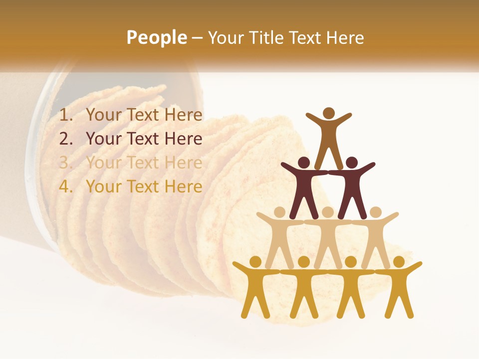 A Pile Of Crackers Sitting Inside Of A Roll Of Paper PowerPoint Template
