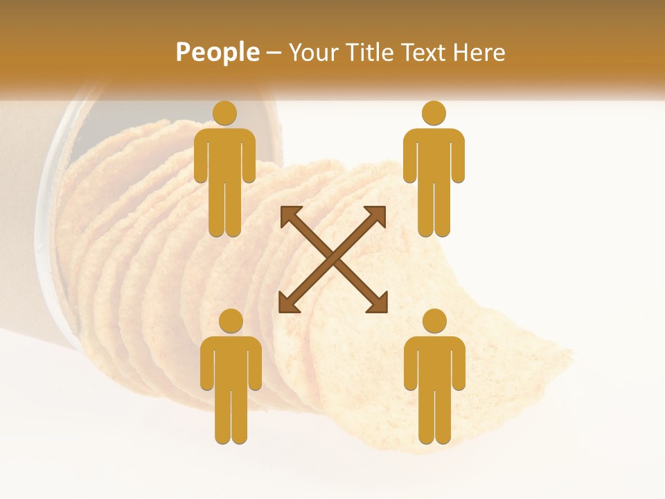 A Pile Of Crackers Sitting Inside Of A Roll Of Paper PowerPoint Template