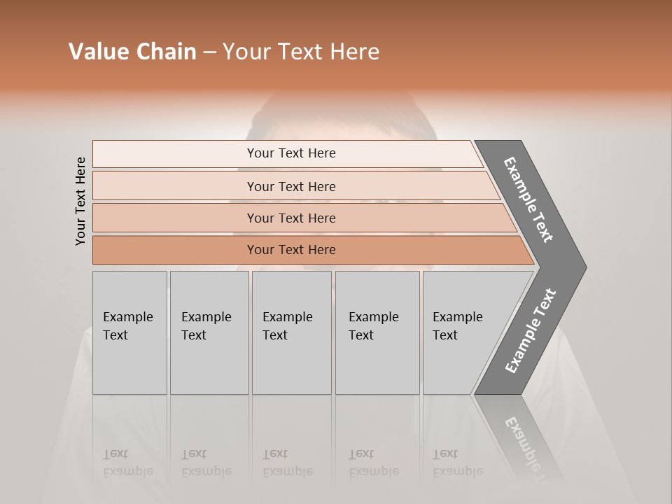 A Man Covering His Mouth With His Hands PowerPoint Template