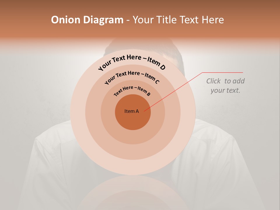 A Man Covering His Mouth With His Hands PowerPoint Template