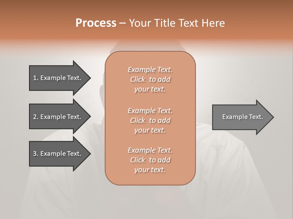 A Man Covering His Mouth With His Hands PowerPoint Template