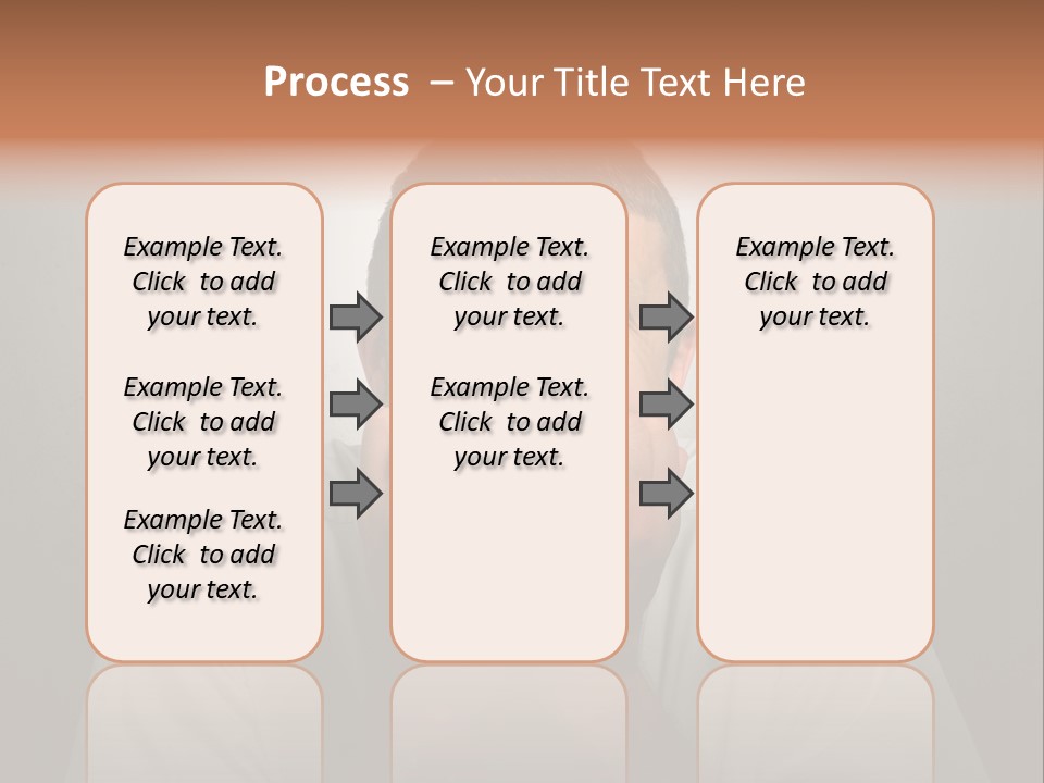A Man Covering His Mouth With His Hands PowerPoint Template