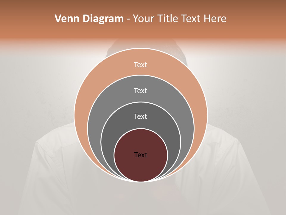 A Man Covering His Mouth With His Hands PowerPoint Template