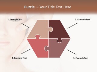 A Woman Getting A Facial Massage With A Towel On Her Head PowerPoint Template