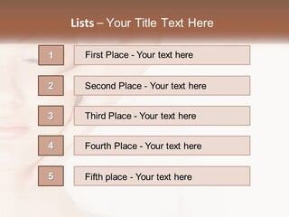 A Woman Getting A Facial Massage With A Towel On Her Head PowerPoint Template