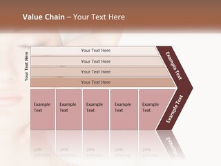 A Woman Getting A Facial Massage With A Towel On Her Head PowerPoint Template