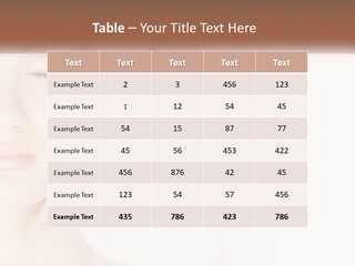 A Woman Getting A Facial Massage With A Towel On Her Head PowerPoint Template