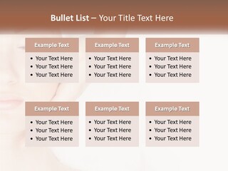 A Woman Getting A Facial Massage With A Towel On Her Head PowerPoint Template