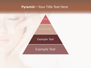 A Woman Getting A Facial Massage With A Towel On Her Head PowerPoint Template