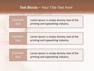 A Woman Getting A Facial Massage With A Towel On Her Head PowerPoint Template
