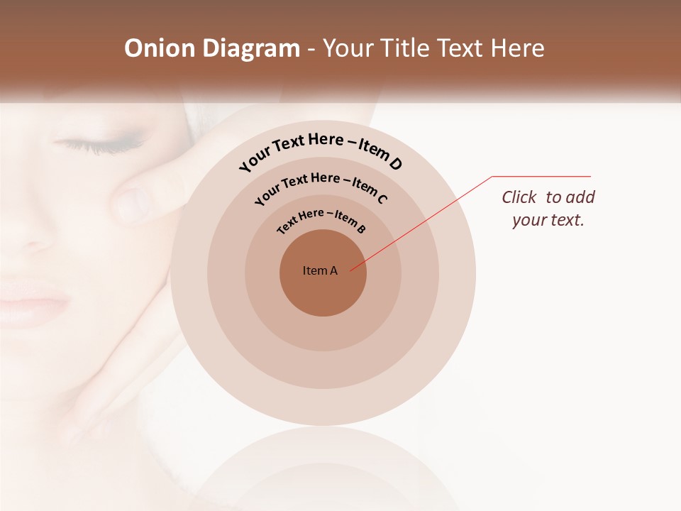 A Woman Getting A Facial Massage With A Towel On Her Head PowerPoint Template