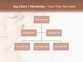 A Woman Getting A Facial Massage With A Towel On Her Head PowerPoint Template