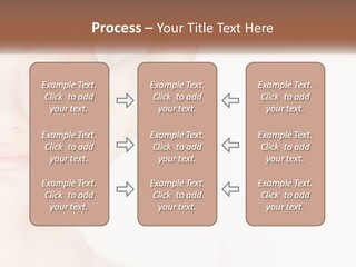 A Woman Getting A Facial Massage With A Towel On Her Head PowerPoint Template