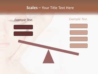 A Woman Getting A Facial Massage With A Towel On Her Head PowerPoint Template