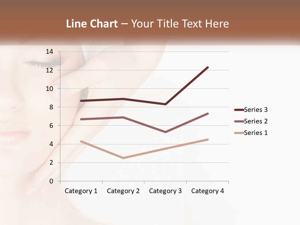 A Woman Getting A Facial Massage With A Towel On Her Head PowerPoint Template