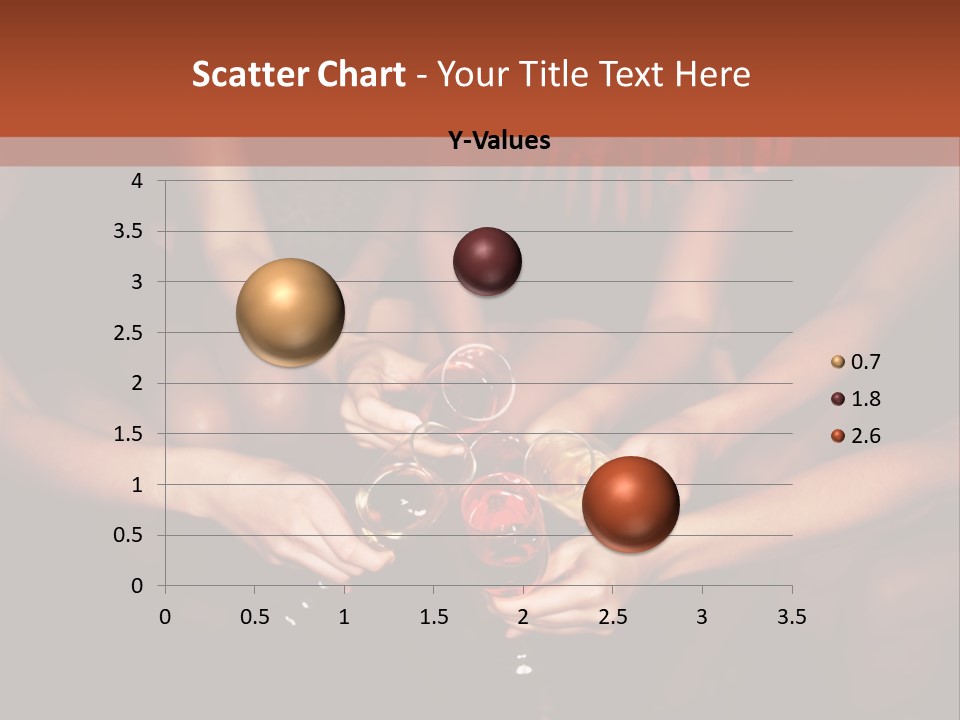 A Group Of People Holding Wine Glasses In Their Hands PowerPoint Template